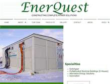 Tablet Screenshot of enerquestservices.com